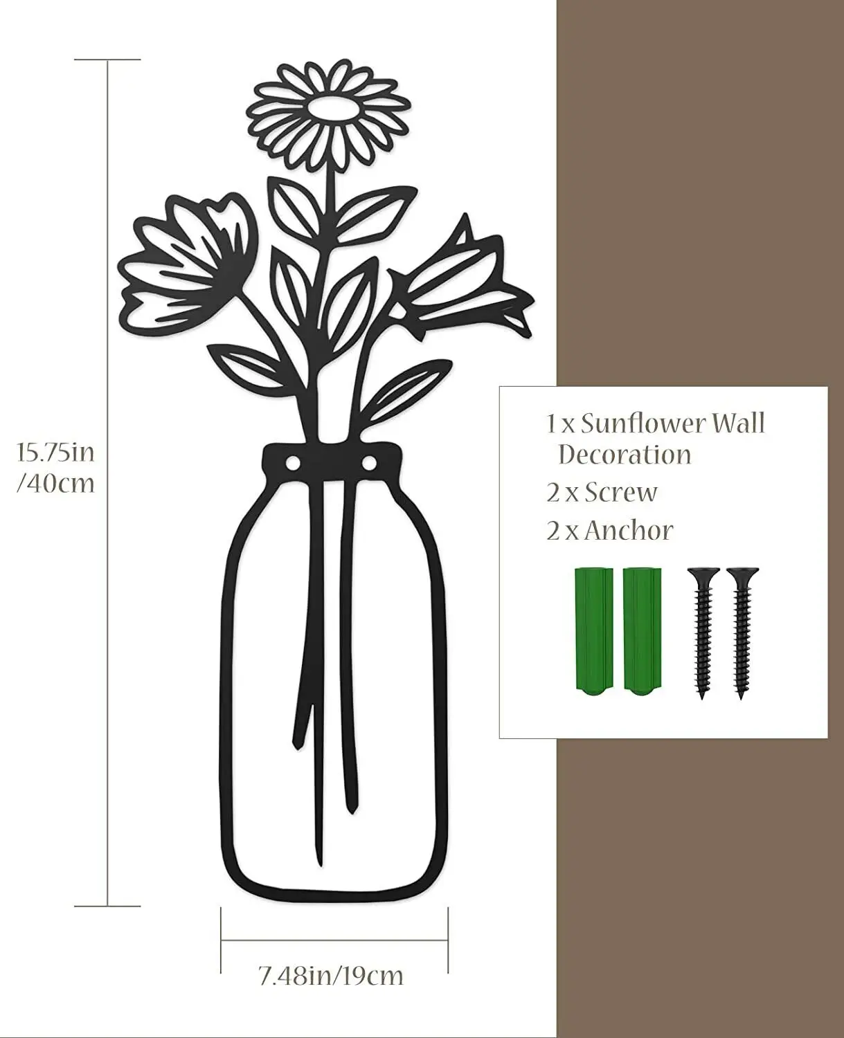 Modern Country Vintage Sunflower Pattern Wall Decor for Living Room Bedroom
Modern Country Vintage Sunflower Pattern Wall Decor for Living Room Bedroom