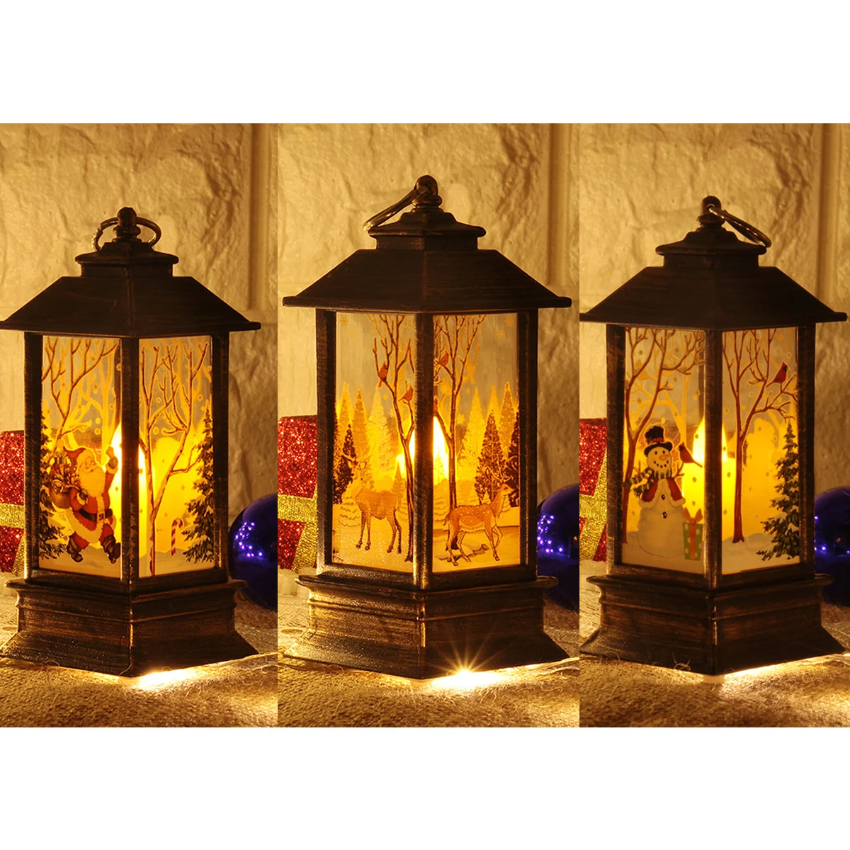 1pc PVC Acrylic Christmas Lantern Candle Snowman Santa Deer Light Decoration Christmas Decor Home Decor Desktop Decor
1pc PVC Acrylic Christmas Lantern Candle Snowman Santa Deer Light Decoration Christmas Decor Home Decor Desktop Decor