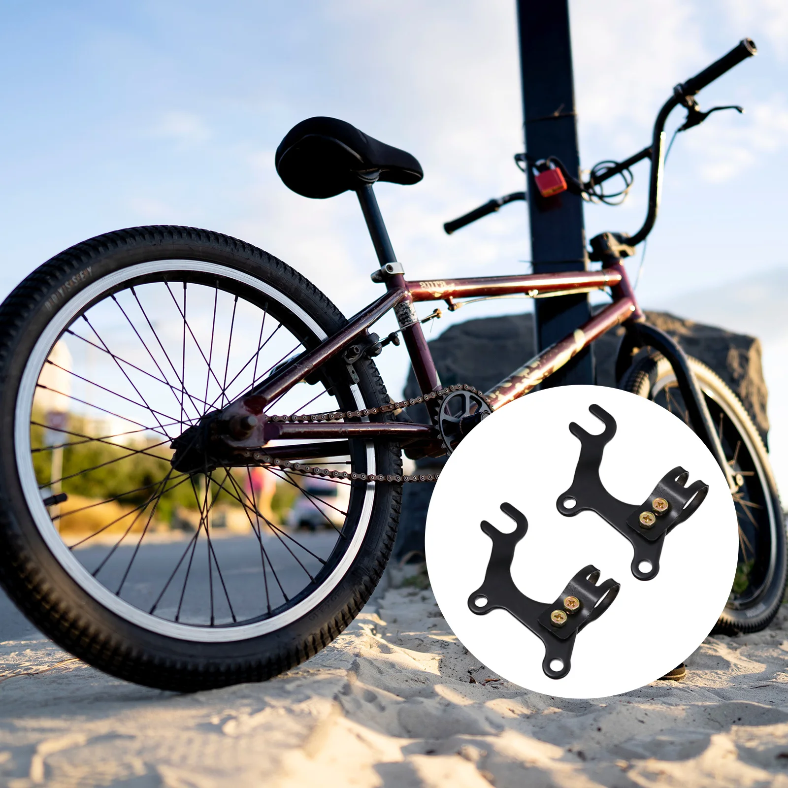 Brake Bracket Adapter Adjustable MTB Mounting Holder Rear Wheel Disc Brake Bracket Components 2pcs
Brake Bracket Adapter Adjustable MTB Mounting Holder Rear Wheel Disc Brake Bracket Components 2pcs