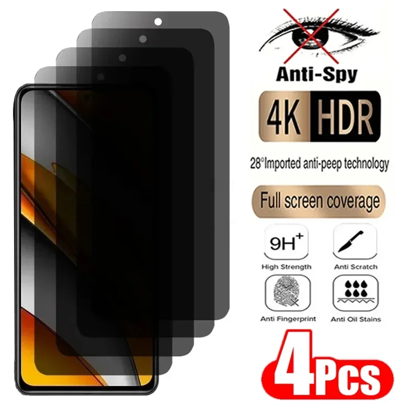 4PCS Privacy Screen Protector for Xiaomi Poco X3 X4 X5 F5 Pro C40 X4 GT F3 F4 GT Tempered Glass for Mi Poco M5 M5S F2 M3 M4 Pro
4PCS Privacy Screen Protector for Xiaomi Poco X3 X4 X5 F5 Pro C40 X4 GT F3 F4 GT Tempered Glass for Mi Poco M5 M5S F2 M3 M4 Pro