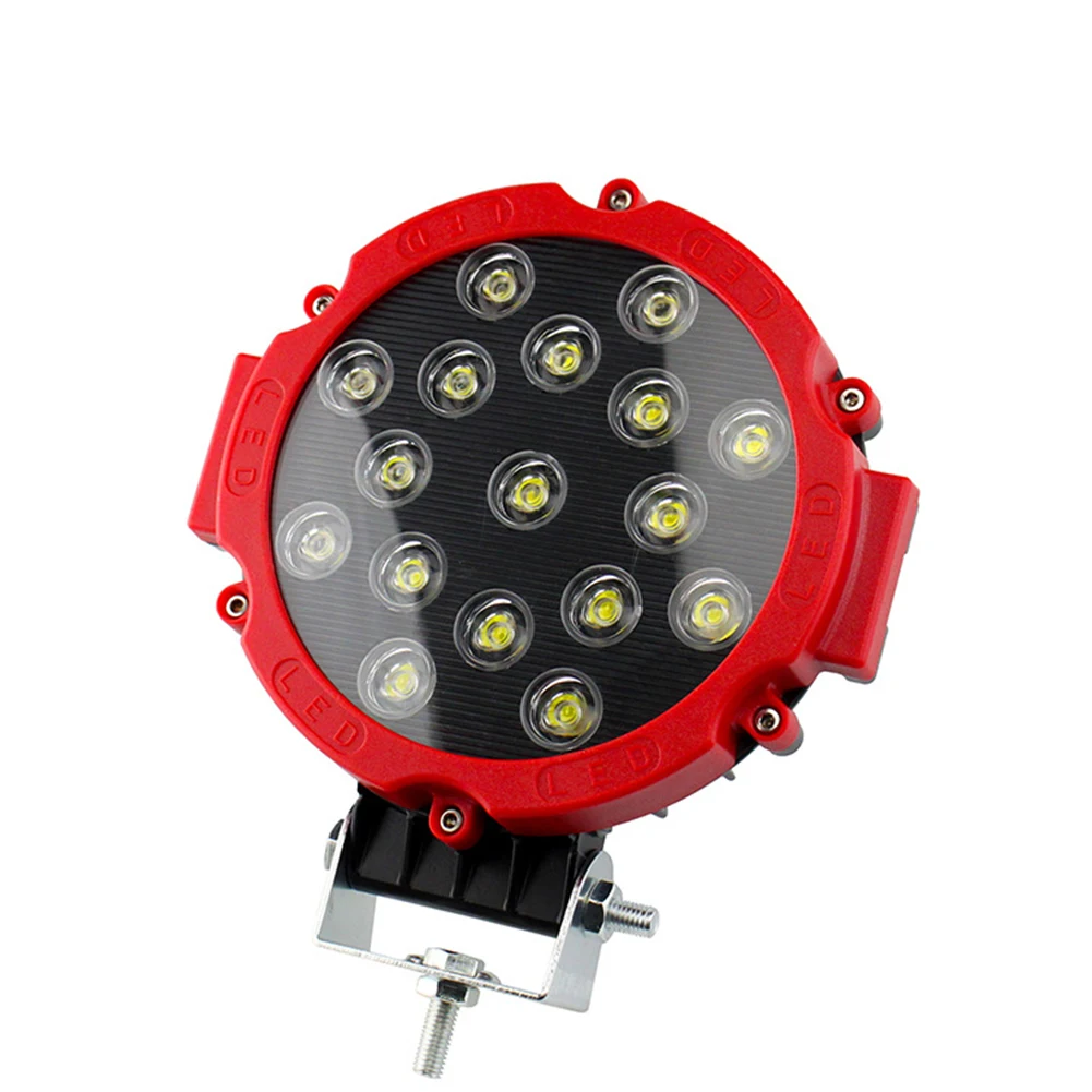 1pc LED Work Light 51W 12V/24V 6000K Pure White Spot Beam Offroad Truck Tractor Boat SUV Spotlight Driving Lamp
1pc LED Work Light 51W 12V/24V 6000K Pure White Spot Beam Offroad Truck Tractor Boat SUV Spotlight Driving Lamp