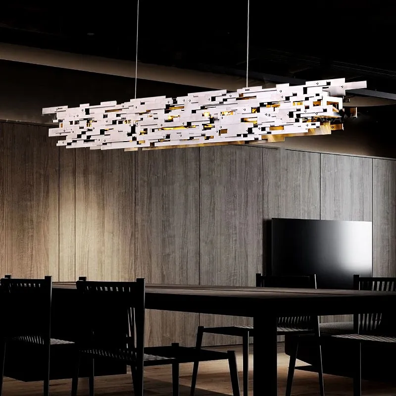Postmodern Luxury LED Chandelier Dining Room Island Chrome Long Hanging Light Living Room Kitchen Office Bar Villa Pendant Lamp
Postmodern Luxury LED Chandelier Dining Room Island Chrome Long Hanging Light Living Room Kitchen Office Bar Villa Pendant Lamp