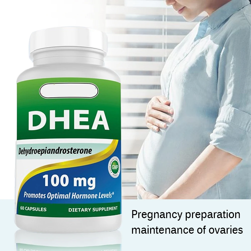 DHEA 100 mg Supports Balanced Hormo Levels Pregnancy preparation maintenance of ovaries Promotes Healthy Aging Made in USA
DHEA 100 mg Supports Balanced Hormo Levels Pregnancy preparation maintenance of ovaries Promotes Healthy Aging Made in USA