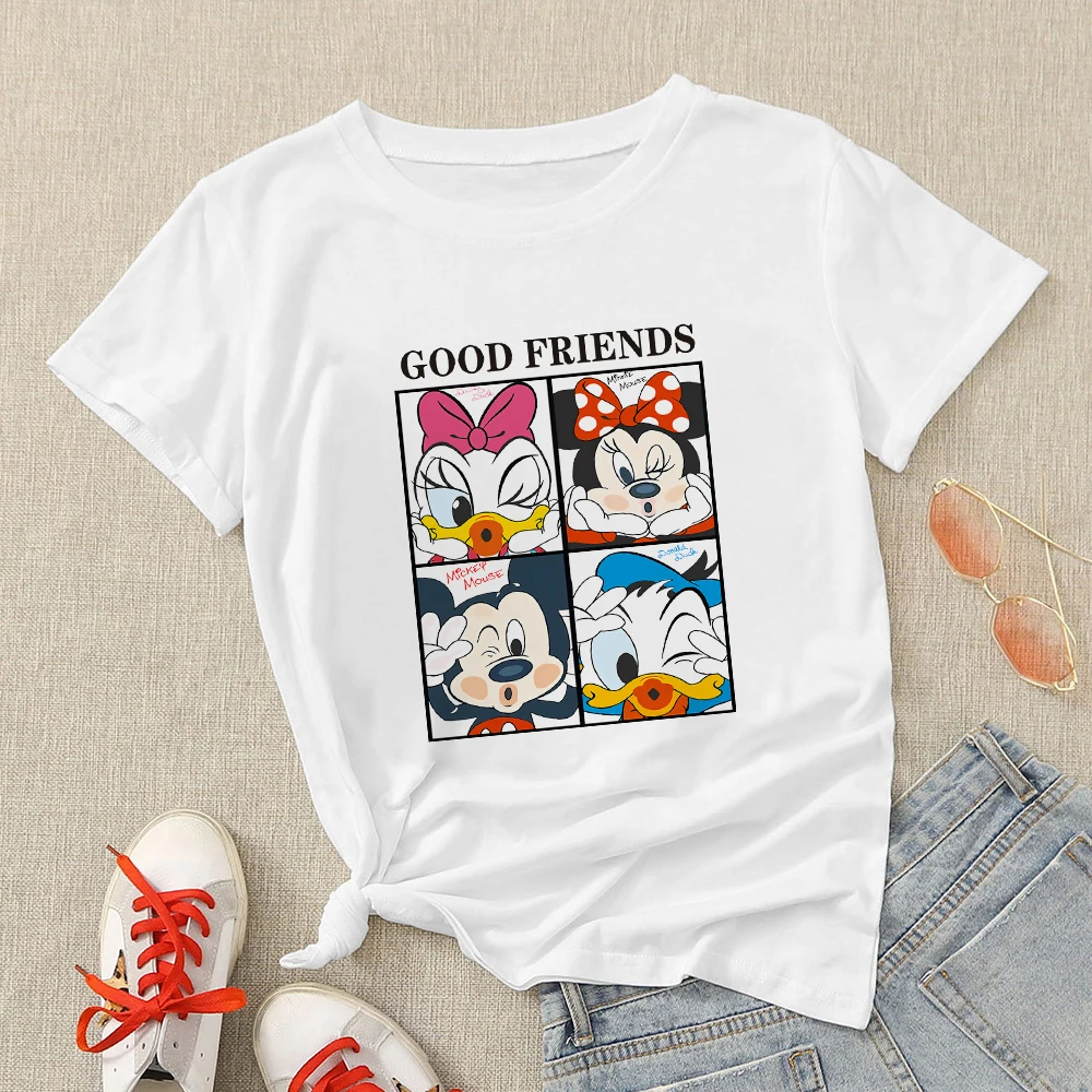 Disney Good Friend Branded Tshirts Mickey Mouse Girls Can Do Anything Skateboard Wear The Comfy Summer Clothing for Women 2022
Disney Good Friend Branded Tshirts Mickey Mouse Girls Can Do Anything Skateboard Wear The Comfy Summer Clothing for Women 2022