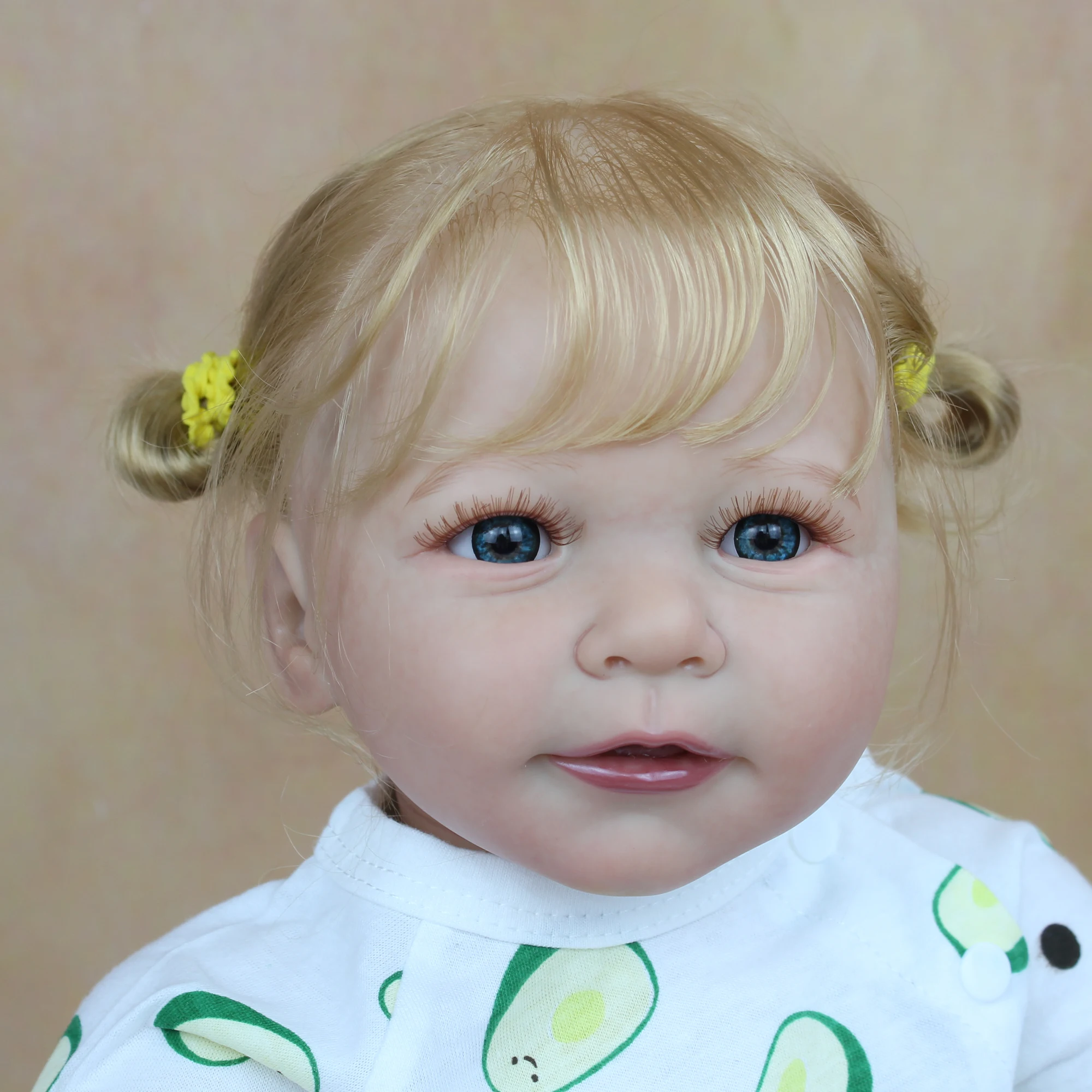 55 CM 3D-Paint Skin Soft Silicone Reborn Baby Doll Toy For Girl Lifelike 22 Inch Princess Lisa Bebe Dress Up Alive Gift
55 CM 3D-Paint Skin Soft Silicone Reborn Baby Doll Toy For Girl Lifelike 22 Inch Princess Lisa Bebe Dress Up Alive Gift