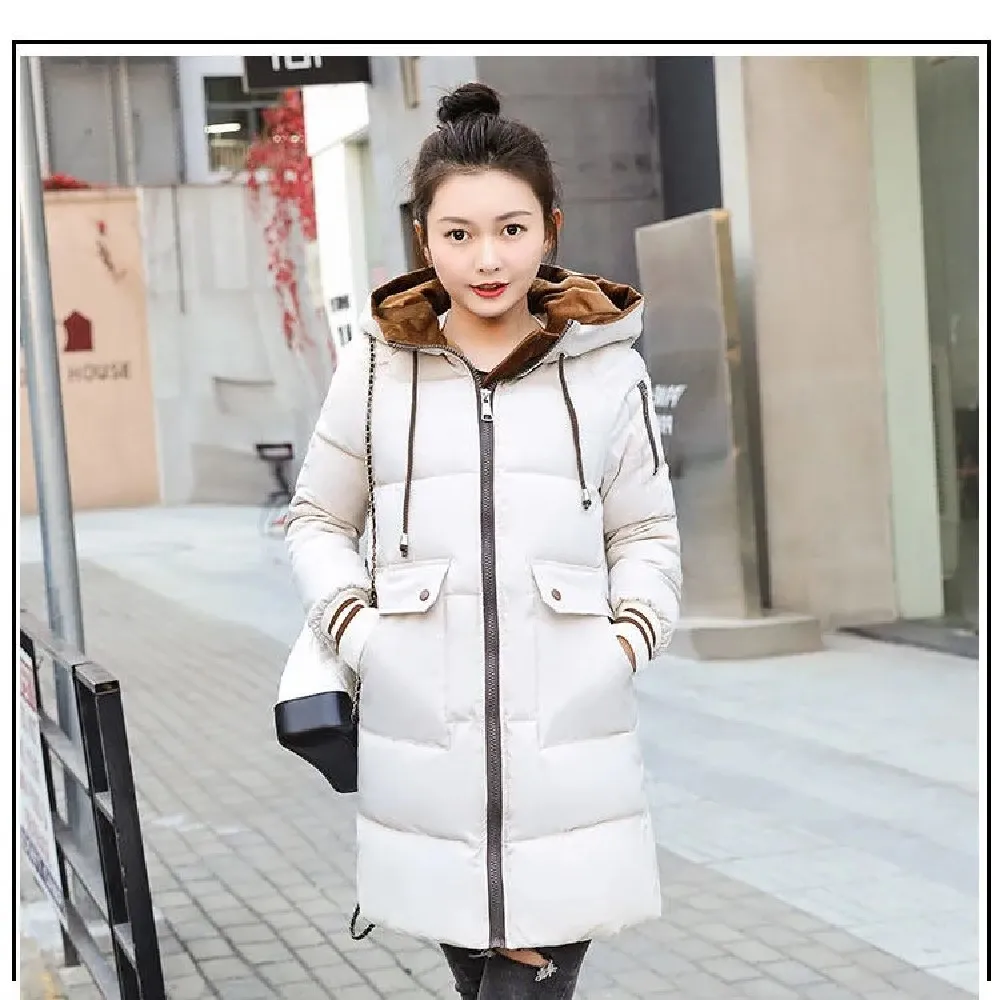 Женская Стеганая куртка средней длины, парка, зимняя теплая Утепленная стеганая куртка, Корейская свободная толстая пуховая куртка с капюш...
Женская Стеганая куртка средней длины, парка, зимняя теплая Утепленная стеганая куртка, Корейская свободная толстая пуховая куртка с капюш...