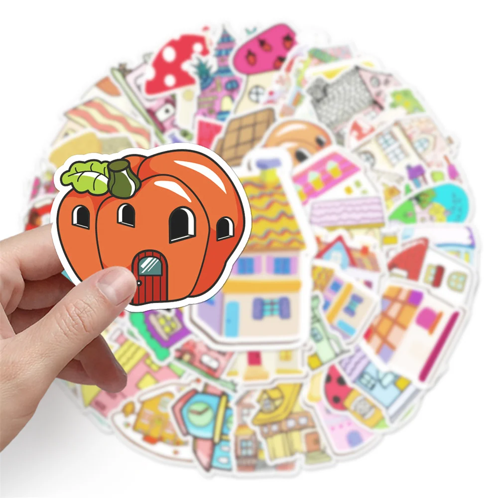 10/30/50PCS Cartoon House Fresh Personality Creative Sticker Refrigerator Computer Phone Skateboard Waterproof Sticker Wholesale
10/30/50PCS Cartoon House Fresh Personality Creative Sticker Refrigerator Computer Phone Skateboard Waterproof Sticker Wholesale