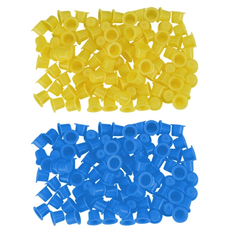 100Pcs Tattoo Ink Cups 2 Sizes Permanent Makeup Pigment Holder Container Tattoo Accessory 
100Pcs Tattoo Ink Cups 2 Sizes Permanent Makeup Pigment Holder Container Tattoo Accessory