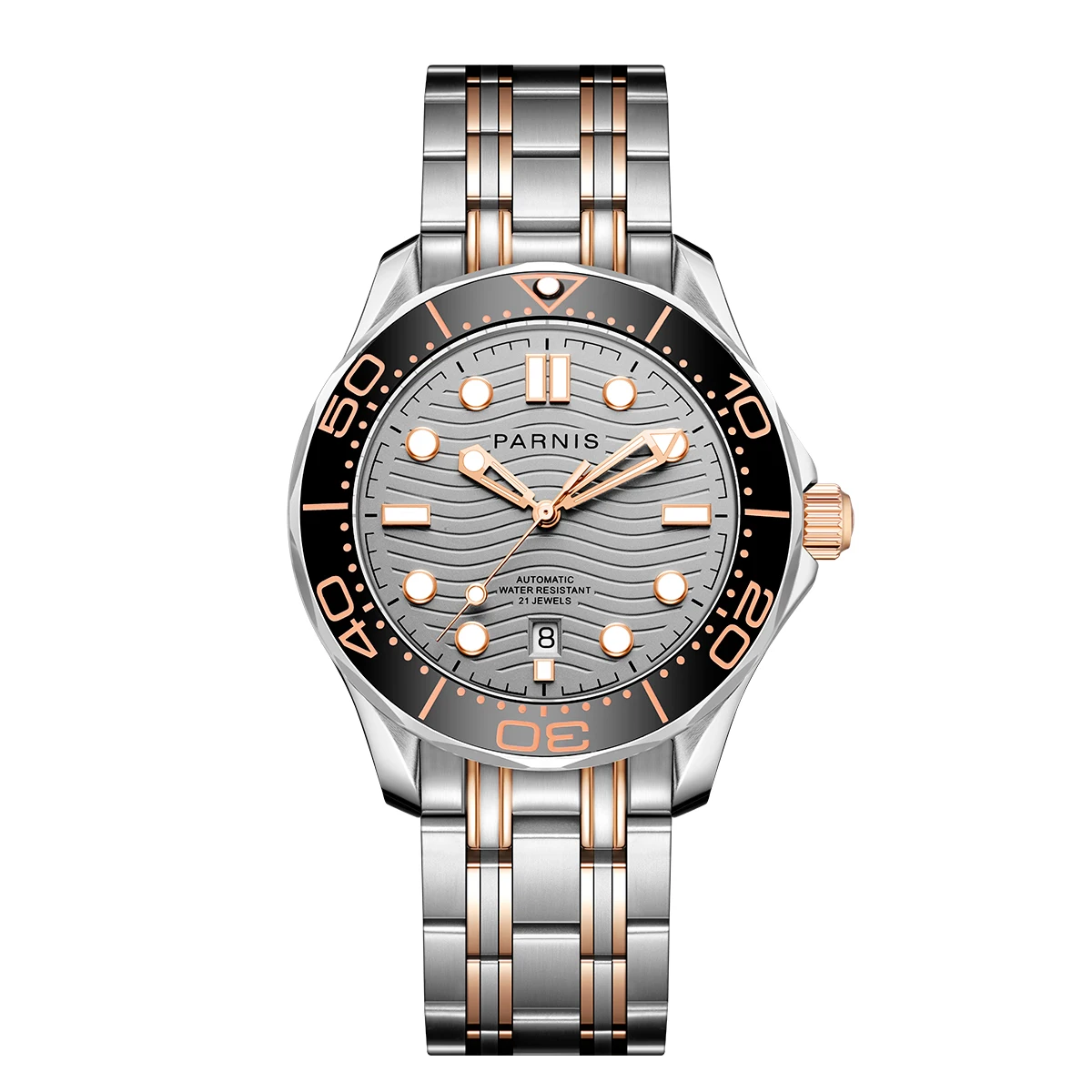 New Arrival Parnis 42mm Automatic Mechanical Men's Rose Gold Watch Stainless Steel Bracelet Miyota 8215 Wristwatch 2022 Wih Box
New Arrival Parnis 42mm Automatic Mechanical Men's Rose Gold Watch Stainless Steel Bracelet Miyota 8215 Wristwatch 2022 Wih Box