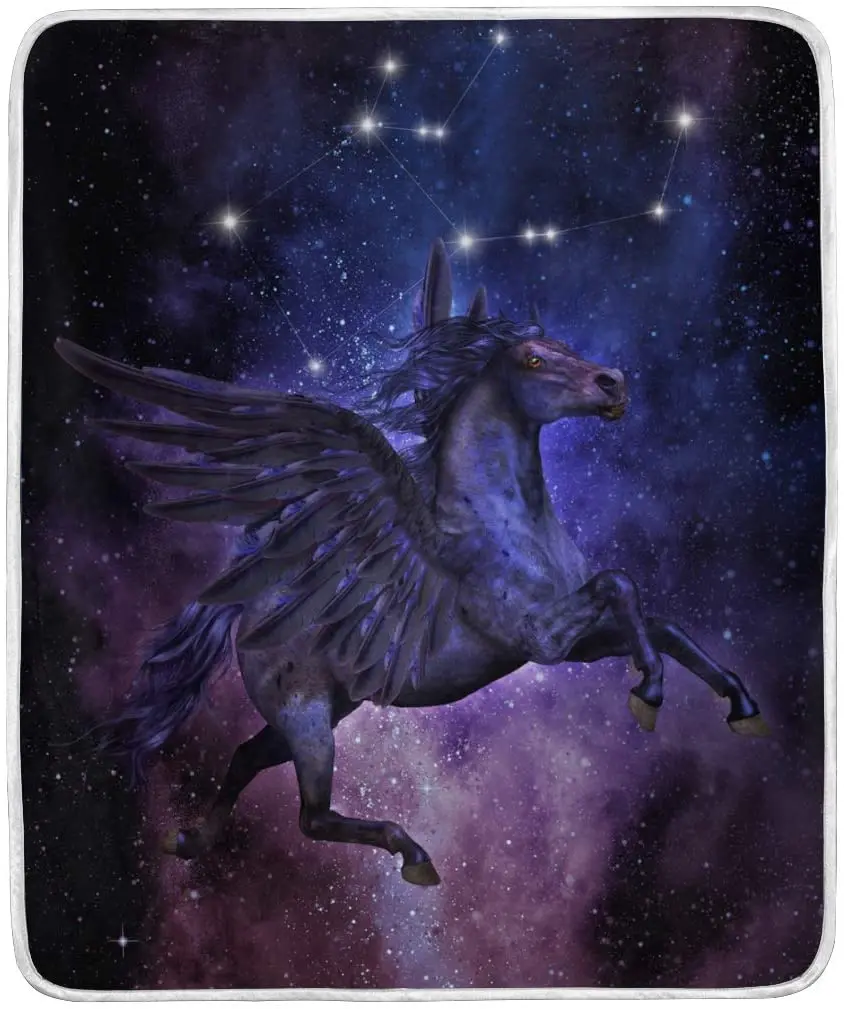 Home Decor Abstract Galaxy Black Pegasus Bed Blanket Lightweight Comfy Soft Warm Blanket Throw Size for Women Sofa Couch
Home Decor Abstract Galaxy Black Pegasus Bed Blanket Lightweight Comfy Soft Warm Blanket Throw Size for Women Sofa Couch