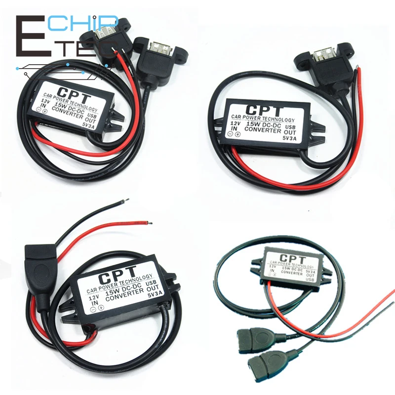 12V to 5V DC-DC Step Down Power Converter 12V to 5V USB Power Module DC Converter
12V to 5V DC-DC Step Down Power Converter 12V to 5V USB Power Module DC Converter