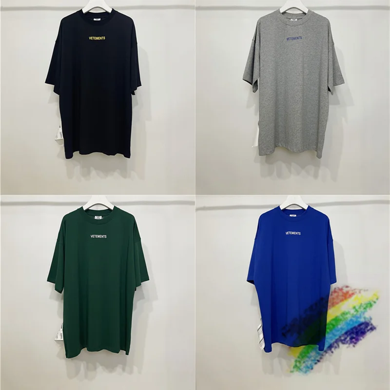 Vetements Label T-Shirt Men Women 1:1 High Quality Back Tonal Mark Embroidered Vetements Tee VTM Tops Short Sleeve
Vetements Label T-Shirt Men Women 1:1 High Quality Back Tonal Mark Embroidered Vetements Tee VTM Tops Short Sleeve