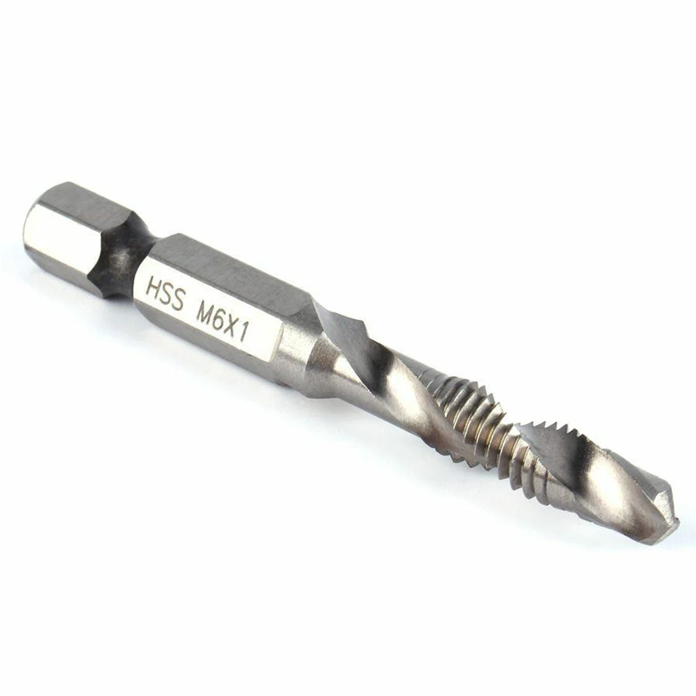 6pcs M3-M10 HSS 4341Composite Tap Drill Bits Set Hex Shank Tap Drill Bits Hand Tools For Metal Steel Wood Plastic
6pcs M3-M10 HSS 4341Composite Tap Drill Bits Set Hex Shank Tap Drill Bits Hand Tools For Metal Steel Wood Plastic