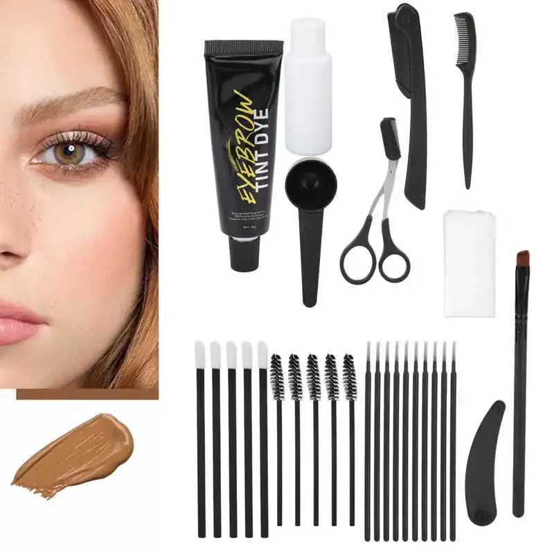 Eyebrow Tint Kit Waterproof Sweat Proof Long Lasting Eyebrow Dye Tinting Tools Kit
Eyebrow Tint Kit Waterproof Sweat Proof Long Lasting Eyebrow Dye Tinting Tools Kit