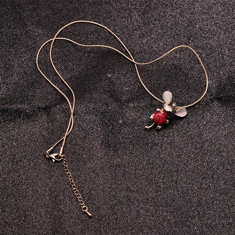 High-grade Sweater Chain Exquisite Cute Little Mouse Necklace Jewelry High Quality Exquisite Mouse Elegant Pendant Necklace
High-grade Sweater Chain Exquisite Cute Little Mouse Necklace Jewelry High Quality Exquisite Mouse Elegant Pendant Necklace