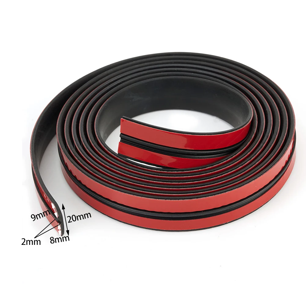 

Universal 2M Sealing Strip Car Windshield Roof Seal Noise Insulation Rubber Strip Sticker Car Accessories