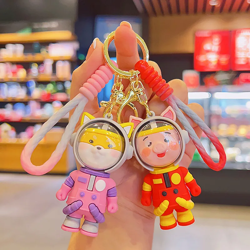 Creative Animal Astronaut Keychain Cartoon Cute Doll Keyring Fashion Couple Bag Ornament Key Chain Car Pendant Accessories Gift
Creative Animal Astronaut Keychain Cartoon Cute Doll Keyring Fashion Couple Bag Ornament Key Chain Car Pendant Accessories Gift
