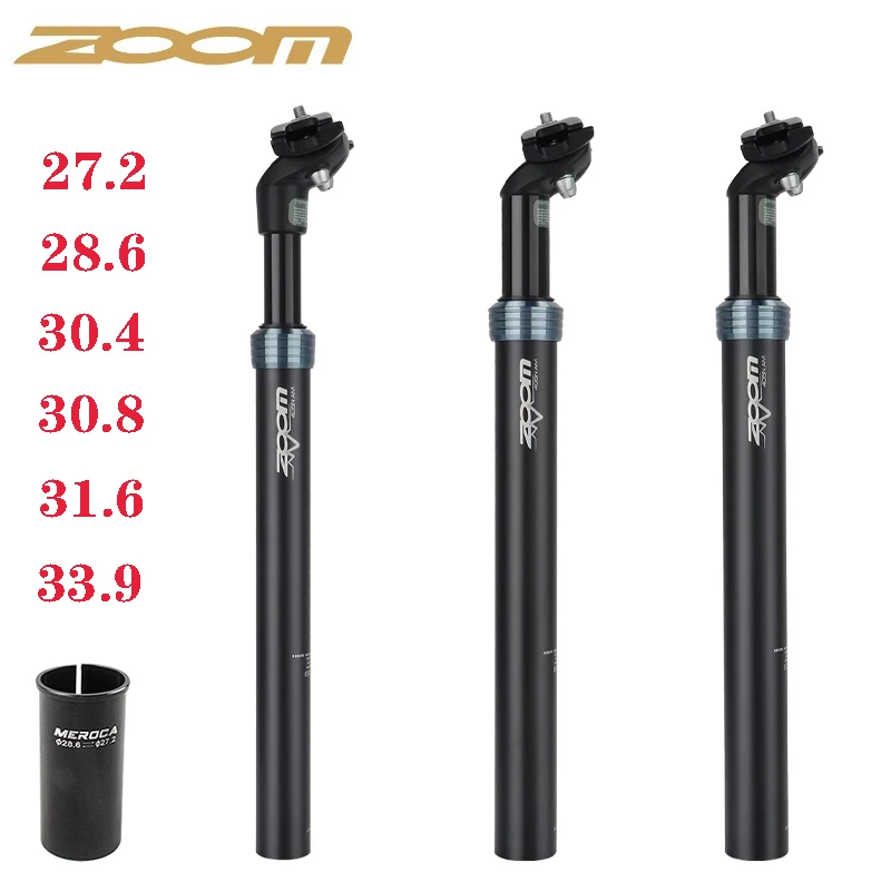 ZOOM MTB bike seatpost 27 2/31.6/28.6/30.4/30.8/33.9mm adjustable shock absorbing seatpost suspension shock bar bike seatpost
ZOOM MTB bike seatpost 27 2/31.6/28.6/30.4/30.8/33.9mm adjustable shock absorbing seatpost suspension shock bar bike seatpost