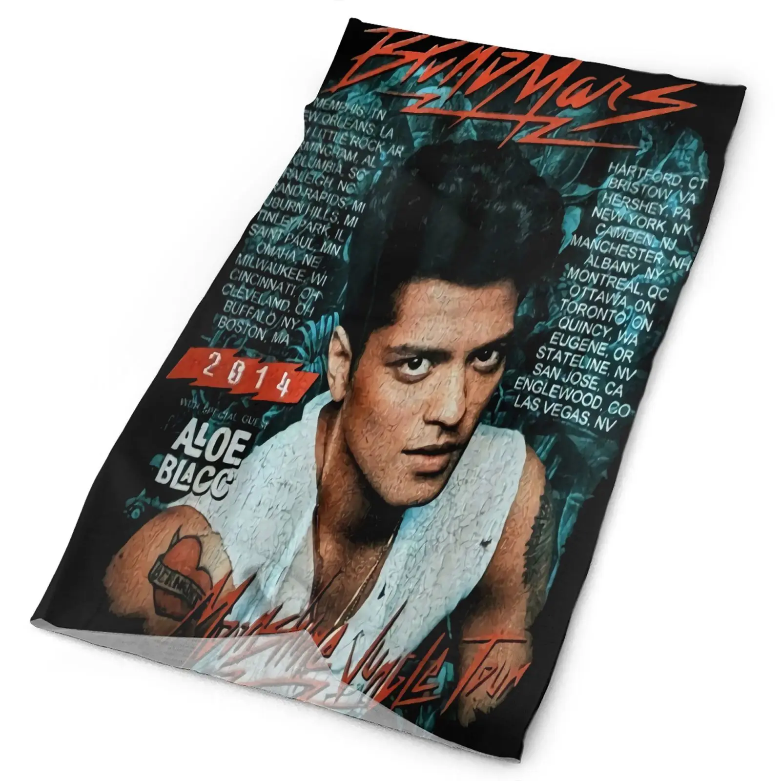 

2014 Bruno Mars Moonshine Jungle Your Men's Bandana Military Men's Neck Buff Mask Hunting Clothes And Accessories Skimask Mask