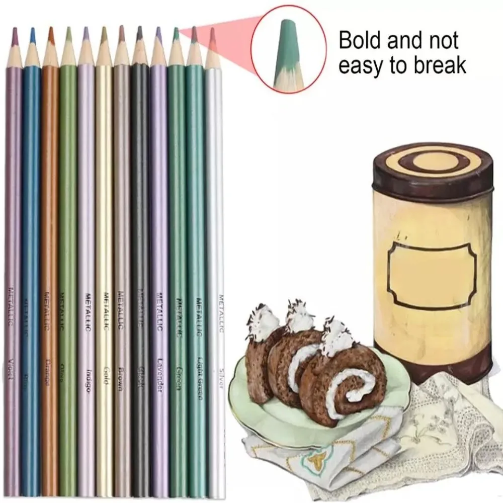 New Watercolor Metallic Oil Art Kit Colouring Pencil Sketch Pencils Color Pencil Drawing Sketching Artist Pencils Set
New Watercolor Metallic Oil Art Kit Colouring Pencil Sketch Pencils Color Pencil Drawing Sketching Artist Pencils Set