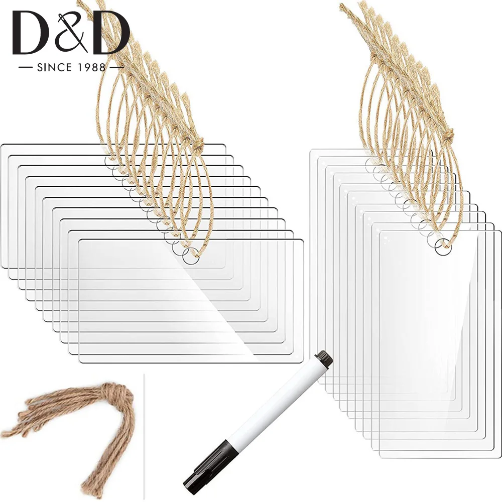 10/20 шт., прозрачные акриловые подвесные этикетки-органайзеры 
10/20 шт., прозрачные акриловые подвесные этикетки-органайзеры