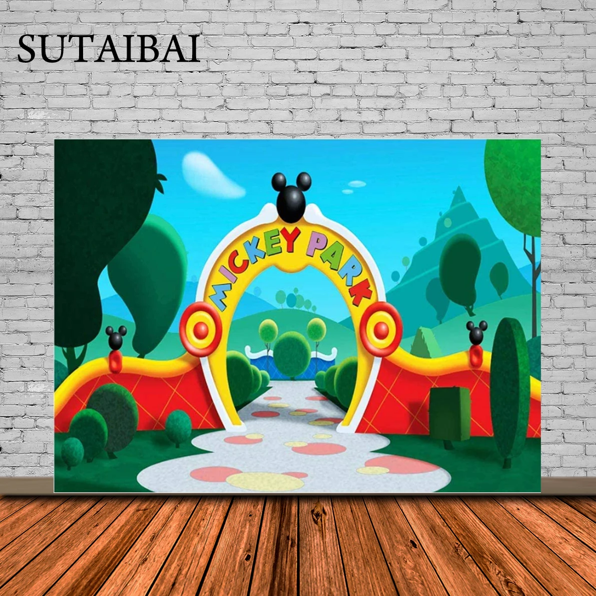 Mickey Mouse Clubhouse Backdrop for 1st Birthday Cartoon Mickey Mouse Theme Background for Kids First Birthday Party Decoration
Mickey Mouse Clubhouse Backdrop for 1st Birthday Cartoon Mickey Mouse Theme Background for Kids First Birthday Party Decoration