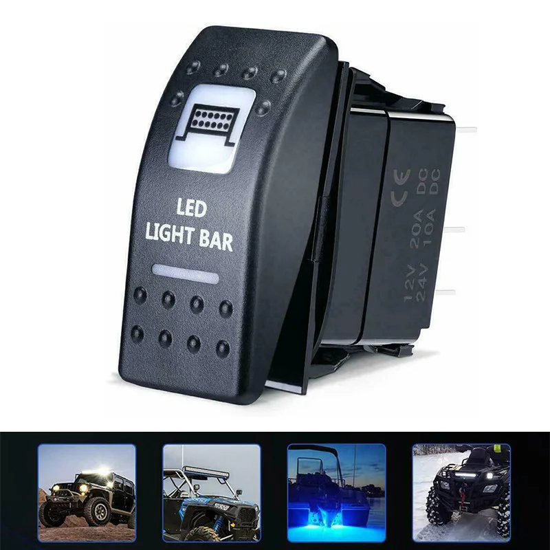 Led Light Bar Switch With Whit Lighting On Off FOR Polaris RZR XP 900 1000 RZR 4 800 Ranger 900 800 Can Am Maverick 1000 1000R
Led Light Bar Switch With Whit Lighting On Off FOR Polaris RZR XP 900 1000 RZR 4 800 Ranger 900 800 Can Am Maverick 1000 1000R