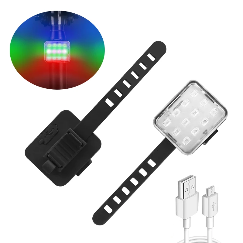 Bike Taillight 300mAh USB Charging Bicycle Rear Light High Visibility Cycling Tail Lights Night Riding Safety Warning Lamp 7 Mod
Bike Taillight 300mAh USB Charging Bicycle Rear Light High Visibility Cycling Tail Lights Night Riding Safety Warning Lamp 7 Mod