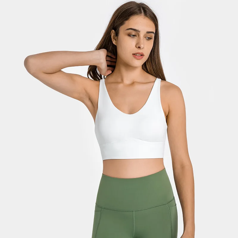 Deep V-neck Backless Sport Running Bras Tops Women Cozy Soft Cross Back Padded Plain Fitness Workout Brassiere Crop Top XS-XL
Deep V-neck Backless Sport Running Bras Tops Women Cozy Soft Cross Back Padded Plain Fitness Workout Brassiere Crop Top XS-XL