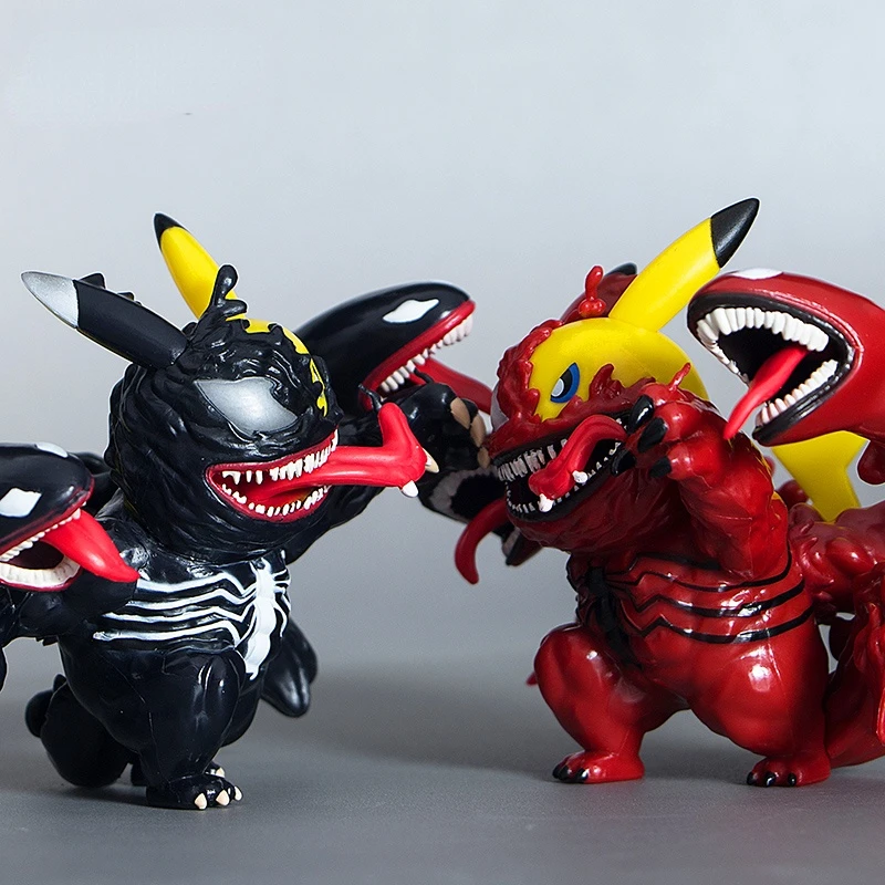 Anime Pokémon Pikachu Cosplay Avengers Venom PVC Action Figure Collection Statue Model Toys doll Ornaments Decoration Best Gift
Anime Pokémon Pikachu Cosplay Avengers Venom PVC Action Figure Collection Statue Model Toys doll Ornaments Decoration Best Gift