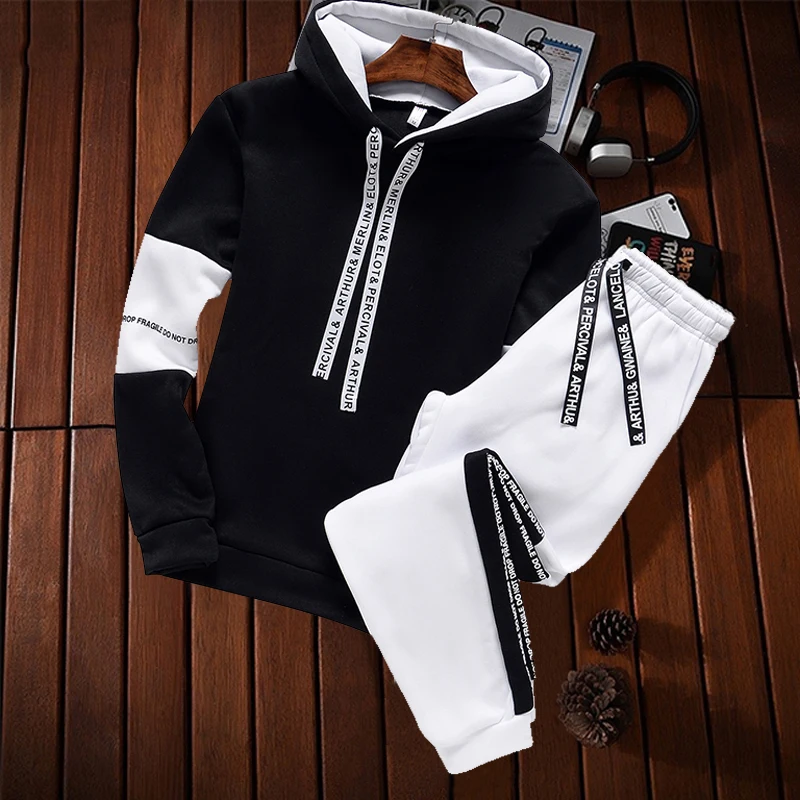Tracksuit Men Sets Autumn Winter Hooded Sweatshirt Drawstring Outfit Sportswear 2022 Pullover Two Piece Set Casual Male Suit
Tracksuit Men Sets Autumn Winter Hooded Sweatshirt Drawstring Outfit Sportswear 2022 Pullover Two Piece Set Casual Male Suit