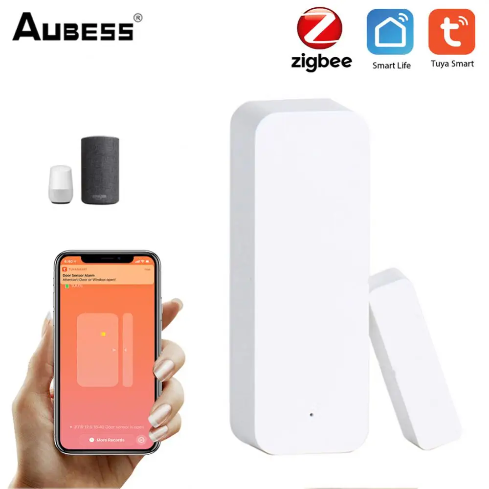 Aubess Tuya Zigbee Smart Door Sensor Door Open Closed Detectors Security Protection Smart Life APP Control Via Alexa Google Home 
Aubess Tuya Zigbee Smart Door Sensor Door Open Closed Detectors Security Protection Smart Life APP Control Via Alexa Google Home