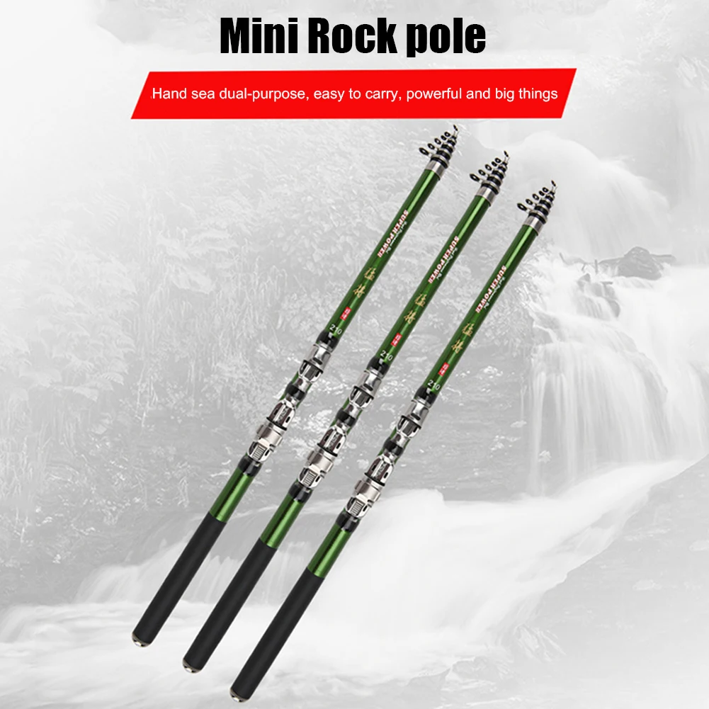 Telescopic Rock Fishing Rod Ultra Light Spinning Surf Casting Pesca 1.8m 2.1m 2.4m Mini Travel Rods Fishing Equipment Tool
Telescopic Rock Fishing Rod Ultra Light Spinning Surf Casting Pesca 1.8m 2.1m 2.4m Mini Travel Rods Fishing Equipment Tool
