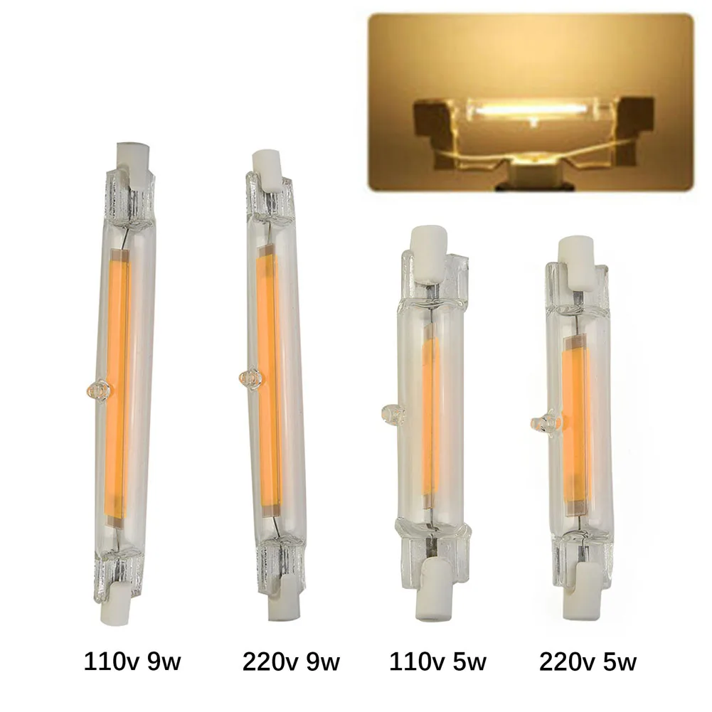 1pcs Glass Tube COB R7S LED Lamp Dimmable R7S LED Bulb 78mm 118mm 5W 9W Spotlight 220V/110V COB Lamp
1pcs Glass Tube COB R7S LED Lamp Dimmable R7S LED Bulb 78mm 118mm 5W 9W Spotlight 220V/110V COB Lamp