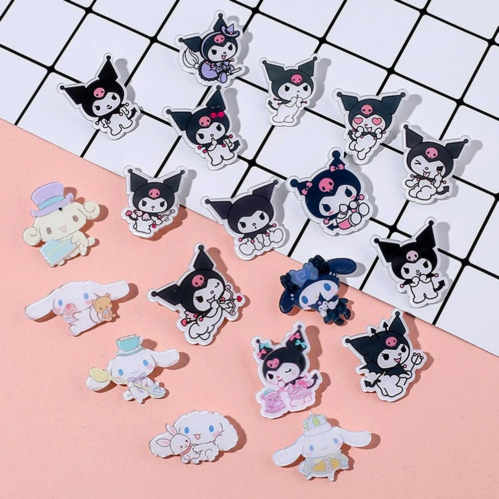 Sanrioed Kawaii Kuromi Cinnamoroll Brooch Acrylic Badges Backpack Pins Diy Clothes Sticker Cartoon Anime Brooch For Girls Gifts
Sanrioed Kawaii Kuromi Cinnamoroll Brooch Acrylic Badges Backpack Pins Diy Clothes Sticker Cartoon Anime Brooch For Girls Gifts