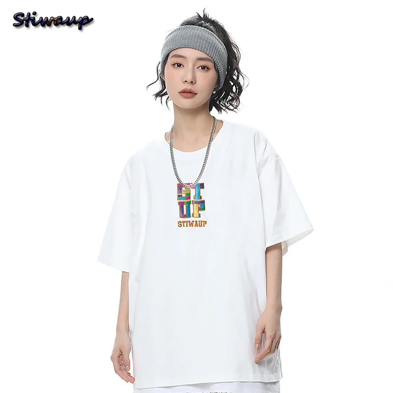Women's Summer Trendyol Short Sleeve T-shirts for Men Cotton White Letter Couples Tee Shirt Black Street Fashion Tops Y2k Style
Women's Summer Trendyol Short Sleeve T-shirts for Men Cotton White Letter Couples Tee Shirt Black Street Fashion Tops Y2k Style