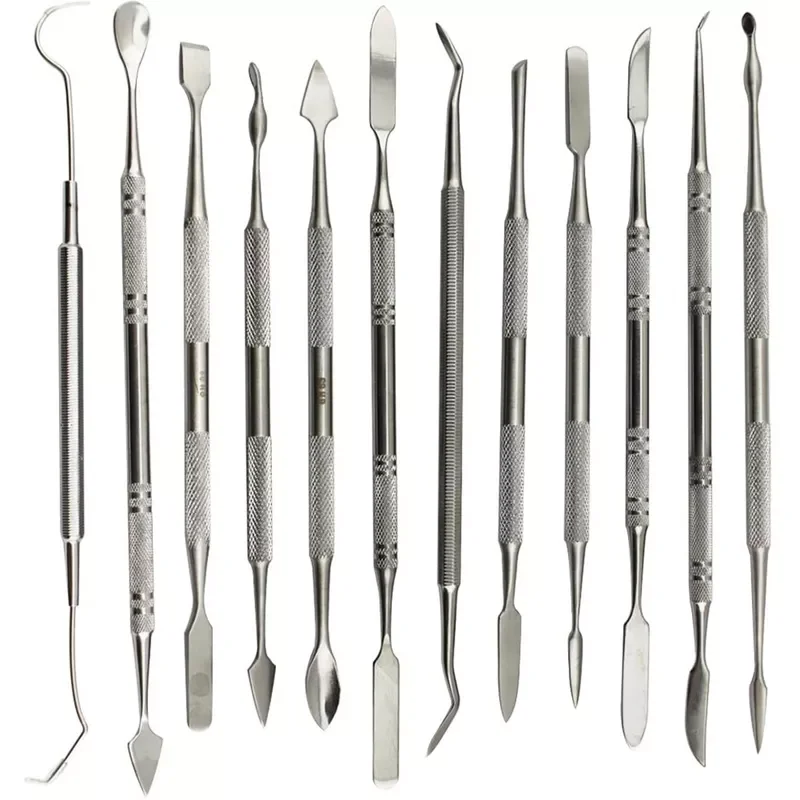 HOT SALE 12 Pcs Wax Carvers Set Double Ended Wax Modeling Sculpting Tools Picks Polymer Pottery Clay Carving Tool
HOT SALE 12 Pcs Wax Carvers Set Double Ended Wax Modeling Sculpting Tools Picks Polymer Pottery Clay Carving Tool