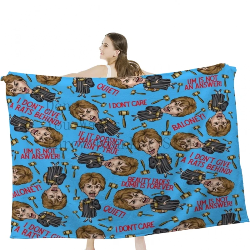 Judge Judy Print Soft Velvet Blanket Lightweight Bed Blanket Home Decor Fleece Blanket
Judge Judy Print Soft Velvet Blanket Lightweight Bed Blanket Home Decor Fleece Blanket