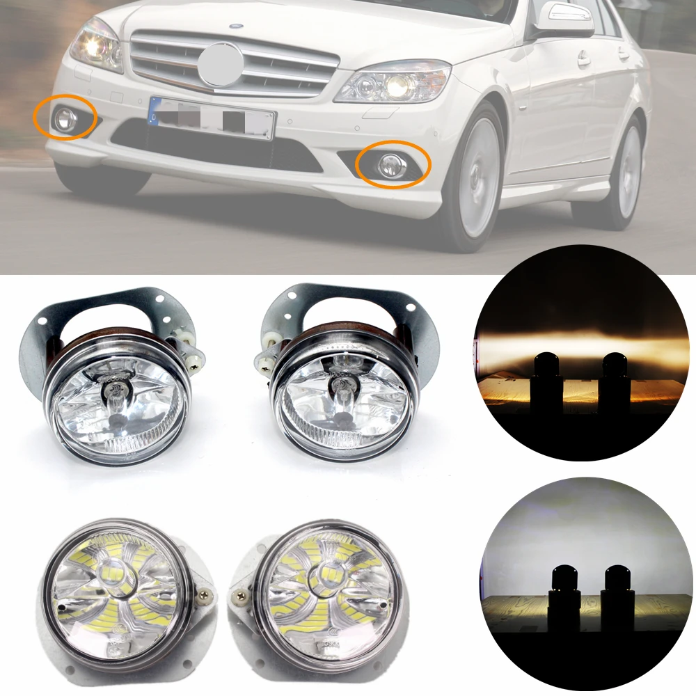Front Bumper Halogen LED Fog Light Lamp With Bulbs+Grille Cover For Mercedes Benz W204 C63 AMG 2007 2008 2009 2010 2011
Front Bumper Halogen LED Fog Light Lamp With Bulbs+Grille Cover For Mercedes Benz W204 C63 AMG 2007 2008 2009 2010 2011