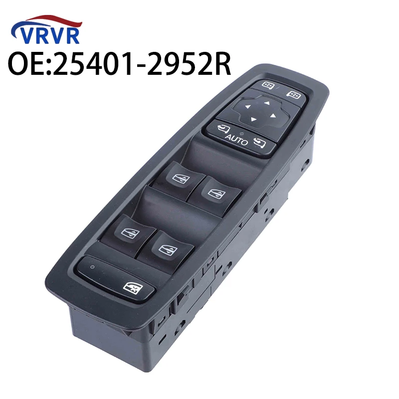 VRVR 254012952 R 25401-2952R главный переключатель стеклоподъемника автомобиля, кнопка подъема для Renault Kadjar 2015-2022 для Megane lV 2018
VRVR 254012952 R 25401-2952R главный переключатель стеклоподъемника автомобиля, кнопка подъема для Renault Kadjar 2015-2022 для Megane lV 2018