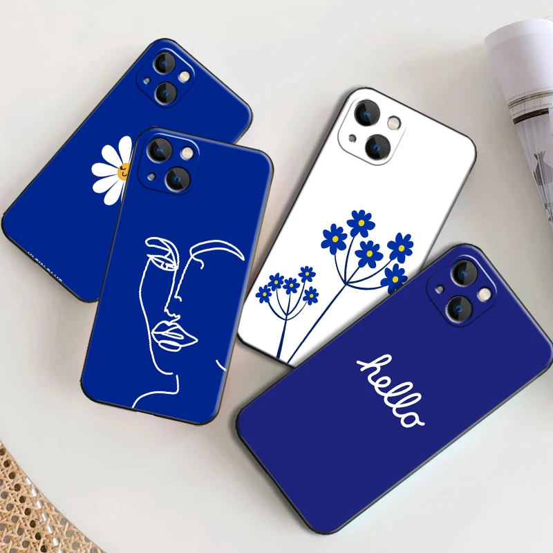 Cool And Fresh Blue Daisies For Apple iPhone 13 12 11 Pro 12 13 Mini X XR XS Max SE 5 6 6s 7 8 Plus Phone Case Black Carcasa
Cool And Fresh Blue Daisies For Apple iPhone 13 12 11 Pro 12 13 Mini X XR XS Max SE 5 6 6s 7 8 Plus Phone Case Black Carcasa