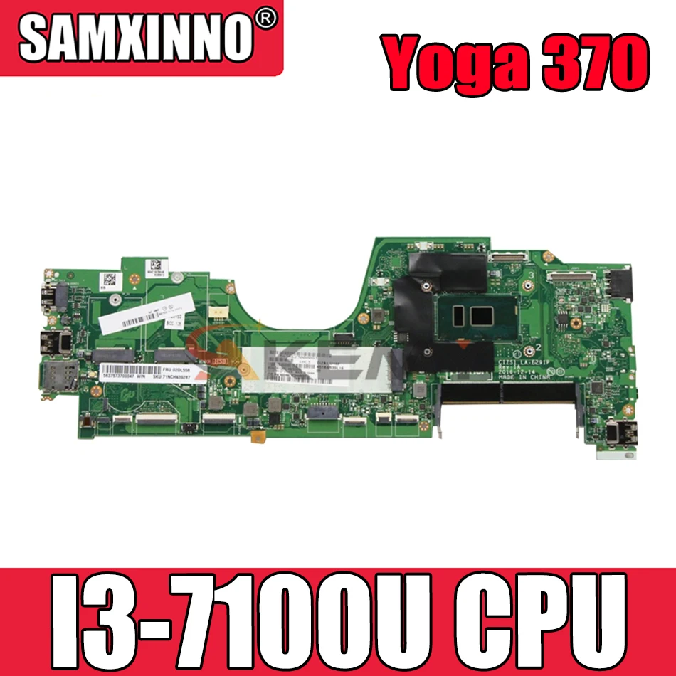 Материнская плата для ноутбука Lenovo ThinkPad Yoga 370 I3 7100U, протестированная на 100% рабочая плата FRU 01HY183 01HY179
Материнская плата для ноутбука Lenovo ThinkPad Yoga 370 I3 7100U, протестированная на 100% рабочая плата FRU 01HY183 01HY179