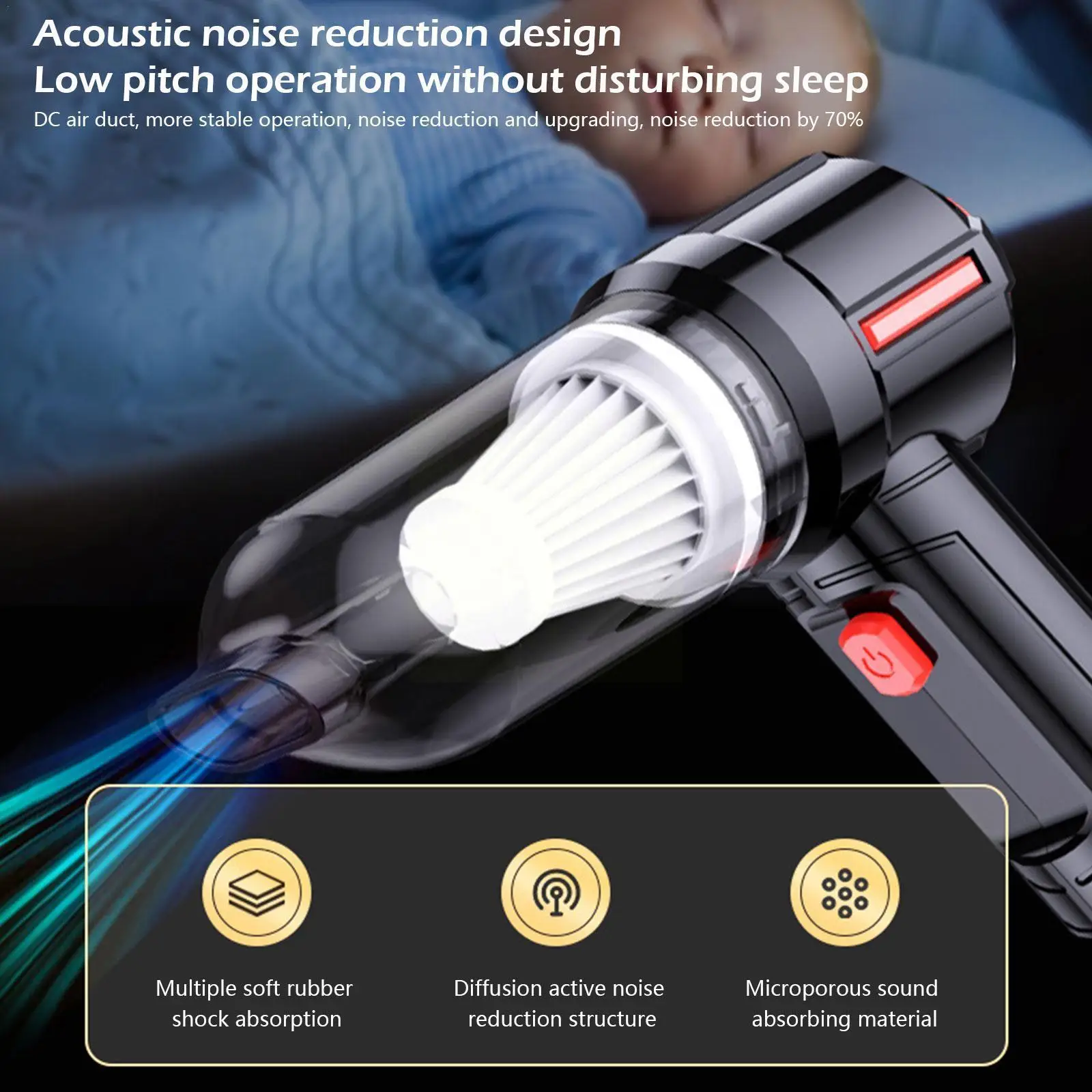 90000pa Car Vacuum Cleaner Cyclone Suction Portable Cordless Handheld Auto Vacuum Wireless For Home Applicance Car Accessor R0s7
90000pa Car Vacuum Cleaner Cyclone Suction Portable Cordless Handheld Auto Vacuum Wireless For Home Applicance Car Accessor R0s7