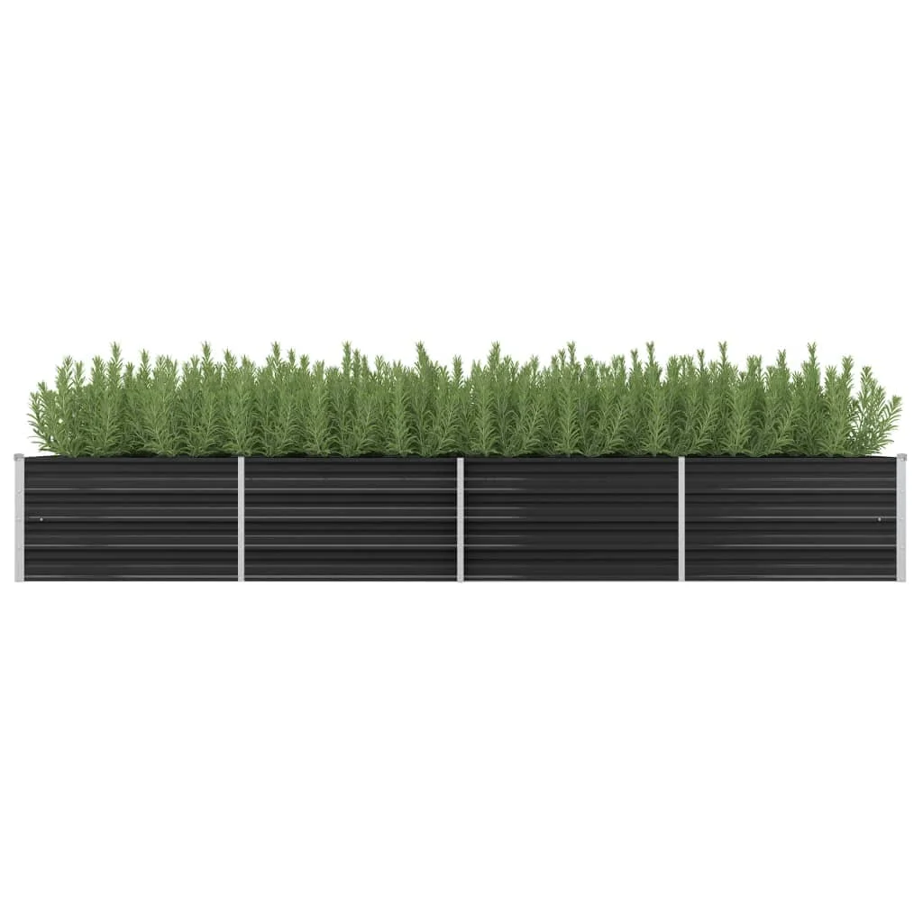 Garden Planters, Galvanised Steel Patio Plant Pots, Raised Bed, Garden Decoration Anthracite 320x80x45 cm
Garden Planters, Galvanised Steel Patio Plant Pots, Raised Bed, Garden Decoration Anthracite 320x80x45 cm