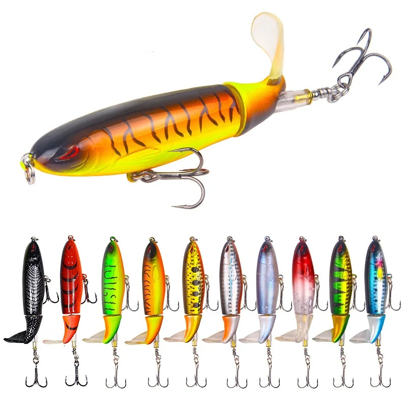 Lure Bait Propeller Surface Tractor Pencil Plastic Hard Bait Simulation Fake Bait Lure Fishing Tackle Products
Lure Bait Propeller Surface Tractor Pencil Plastic Hard Bait Simulation Fake Bait Lure Fishing Tackle Products