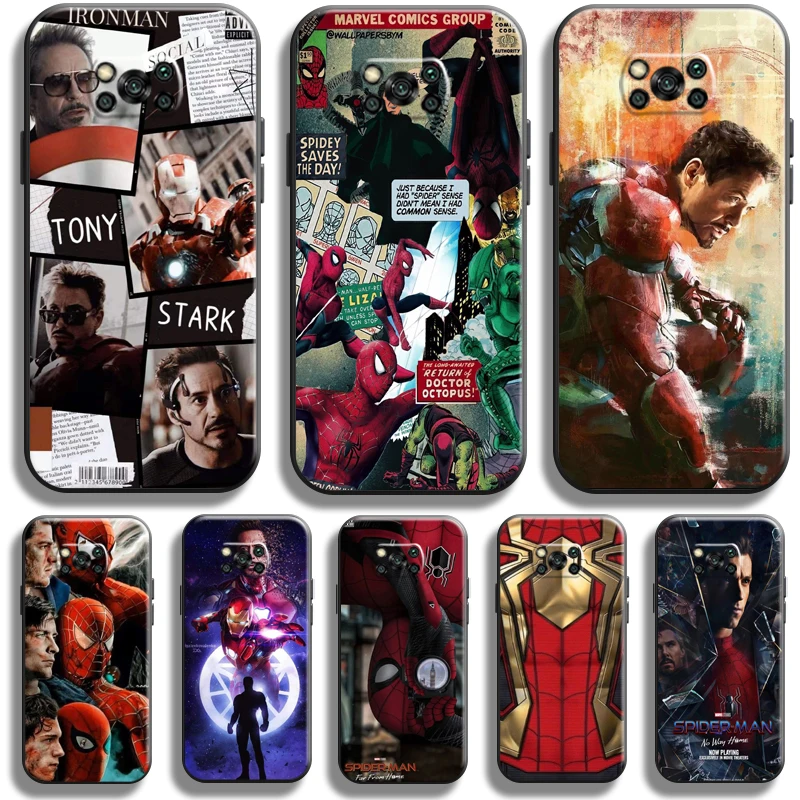 Avengers Iron Man Spiderman Phone Case For Xiaomi Poco X3 Pro NFC For POCO X3 GT Case Silicone Cover Funda Coque Soft Back
Avengers Iron Man Spiderman Phone Case For Xiaomi Poco X3 Pro NFC For POCO X3 GT Case Silicone Cover Funda Coque Soft Back