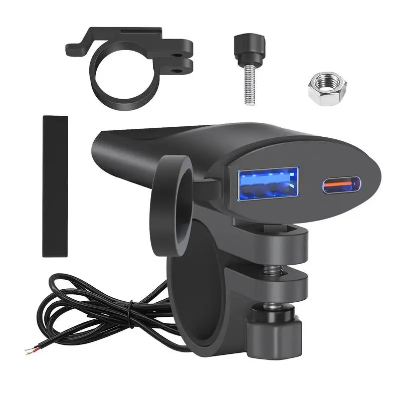 Motorcycle USB Charger Waterproof Bike USB Adapter 12V Dual USB Quick Charge Port Durable Motorcycles Mobile Charger For GPS
Motorcycle USB Charger Waterproof Bike USB Adapter 12V Dual USB Quick Charge Port Durable Motorcycles Mobile Charger For GPS