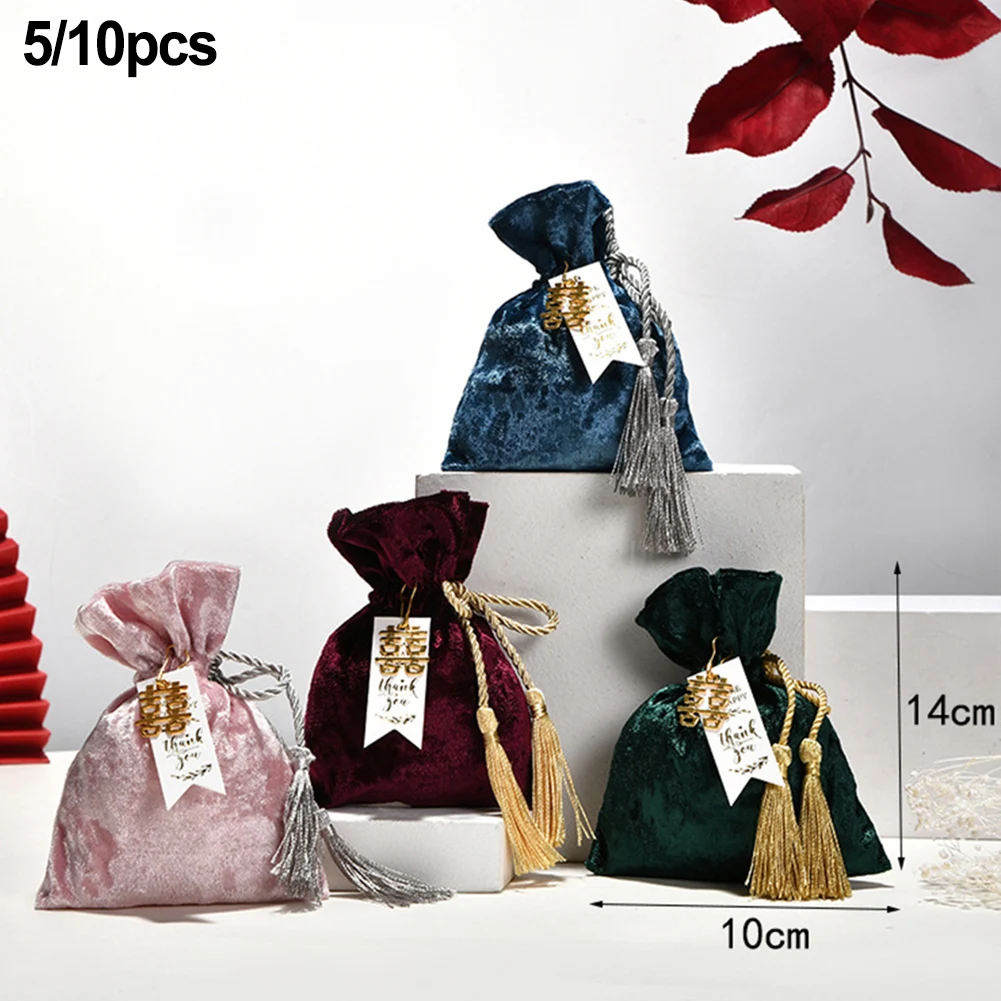 5/10Pcs Velvet Ribbon Tote Gift Bag Candy Bag Wedding Party Christmas Linen Drawstring Bag Hemp Gift Drawstring Bag
5/10Pcs Velvet Ribbon Tote Gift Bag Candy Bag Wedding Party Christmas Linen Drawstring Bag Hemp Gift Drawstring Bag