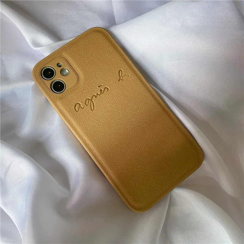 Luxury France agnes b PU Leather phone Case For iPhone 13 11 12 Pro XS MAX X XR 7 8 Plus MiNi SE Japan Lychee pattern soft cover
Luxury France agnes b PU Leather phone Case For iPhone 13 11 12 Pro XS MAX X XR 7 8 Plus MiNi SE Japan Lychee pattern soft cover
