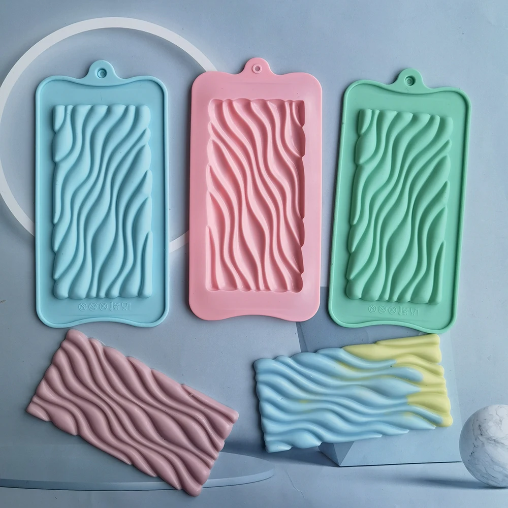 Wave shape Chocolate Silicone Mold Waffle Candy Bar Mould Ice Tray Jelly DIY Fondant Pudding Cake Decoration Tool Kitchen Baking
Wave shape Chocolate Silicone Mold Waffle Candy Bar Mould Ice Tray Jelly DIY Fondant Pudding Cake Decoration Tool Kitchen Baking